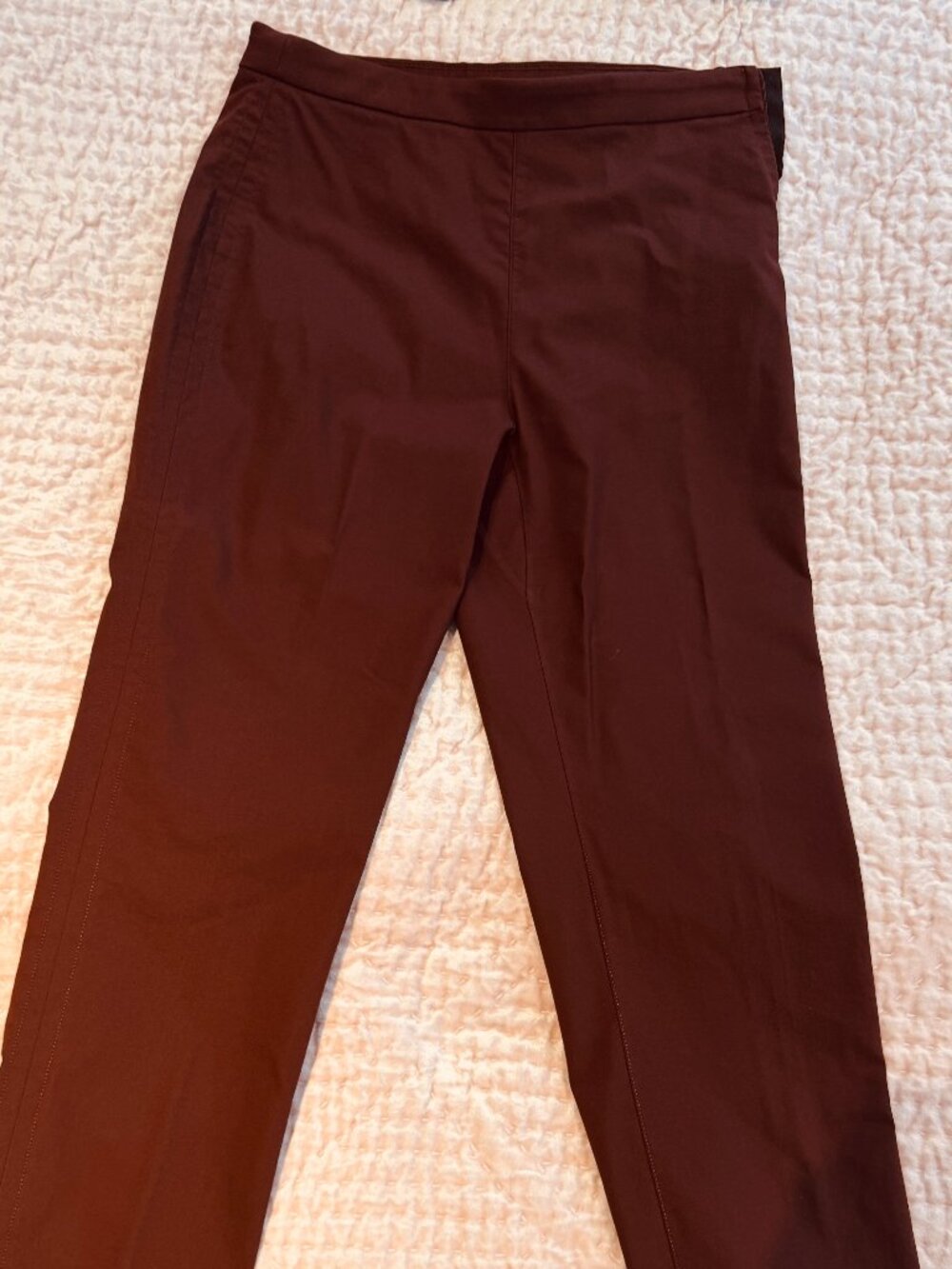 Kit and Ace Stretch Slim Straight Pants Brown Size 6